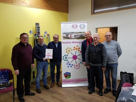 Teilnehmer von links : T.Bahr, A.Köhler,Wolfgang Möller, W.Schäfer, W.Zarges, J.Gatzke